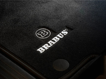BRABUS FLOOR MATS IN BLACK VELOUR FOR X290 - AMG GT63s
