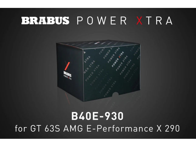 BRABUS POWERXTRA 930HP for 2025+ X290 AMG GT63s E-PERFORMANCE ONLY