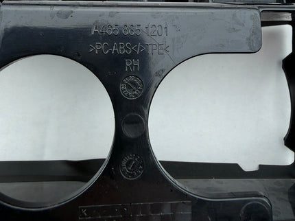 OEM PAIR OF MERCEDES G63 AMG W465 FRONT BUMPER COVER TRIMS A4658851101 + A4658851201