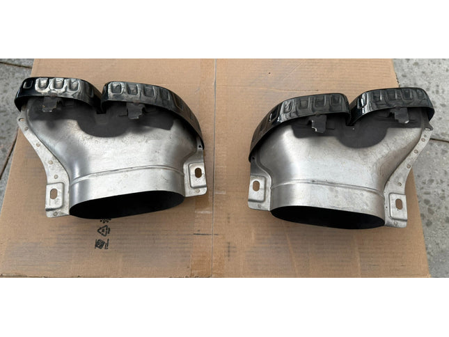 OEM MERCEDES AMG S63 W223 EXHAUST TAILPIPE TRIM TIP SET A0004905600-A0004905700 2024-2026