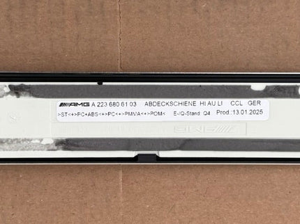 OEM MERCEDES AMG S63 W223 REAR LEFT DOOR SILL COVER RAIL TRIM A2236806103 2021-2026