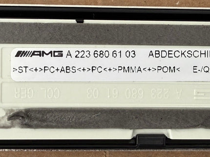 OEM MERCEDES AMG S63 W223 REAR LEFT DOOR SILL COVER RAIL TRIM A2236806103 2021-2026