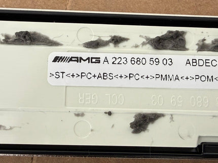 OEM MERCEDES AMG S63 W223 REAR RIGHT DOOR SILL COVER RAIL TRIM A2236805903 2021-2026