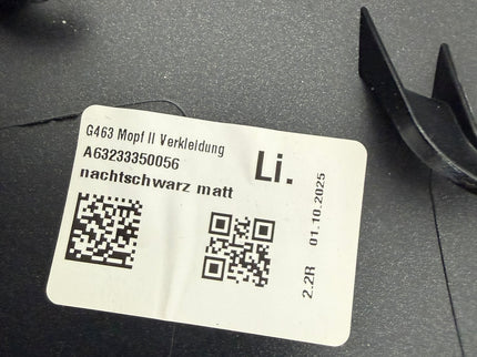 OEM MERCEDES G63 AMG W463 NIGHT PACKAGE LEFT SIDE MIRROR COVER CAP DRIVER SIDE A63233350056 2019-2024