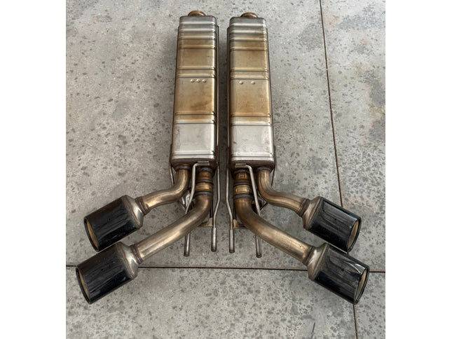 OEM MERCEDES G63 AMG W465 LEFT RIGHT SIDE EXIT EXHAUST SYSTEM PIPE SET A4654908800-A4654900101 2025-2026