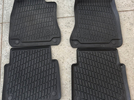 OEM MERCEDES AMG S63 W223 FLOOR MAT SET 4PC BLACK AMG ALL-WEATHER MATS 2021-2026
