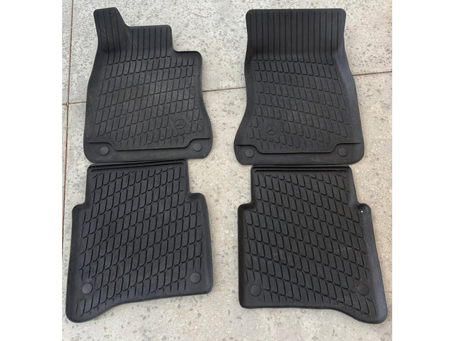 OEM MERCEDES AMG S63 W223 FLOOR MAT SET 4PC BLACK AMG ALL-WEATHER MATS 2021-2026