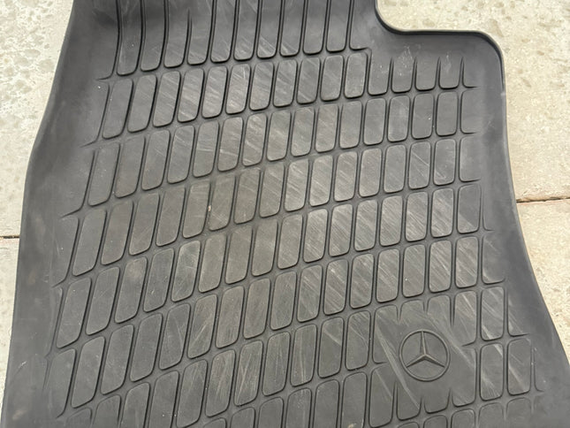 OEM MERCEDES AMG S63 W223 FLOOR MAT SET 4PC BLACK AMG ALL-WEATHER MATS 2021-2026