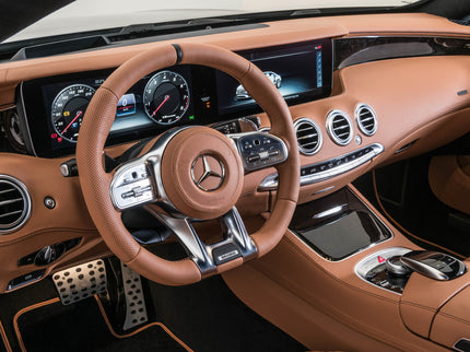 COMPLETION PACKAGE: LEATHER STEERING WHEEL & DASHBOARD FOR C 217 – AMG S 63