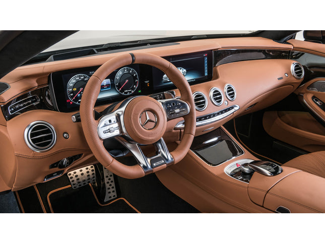COMPLETION PACKAGE: LEATHER STEERING WHEEL & DASHBOARD FOR A 217 – AMG S 63