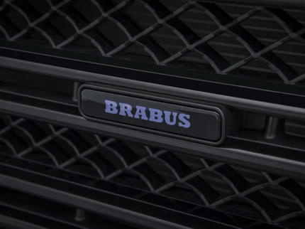 Brabus logo on a car grille