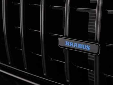 Brabus logo on a car grille