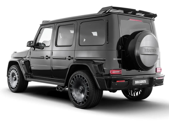 Black off-road vehicle with 'Brabus' branding on a white background