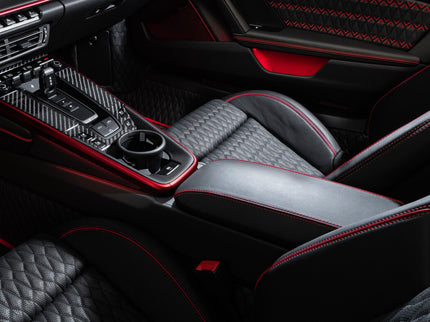 BRABUS LEATHER CENTER CONSOLE FOR PORSCHE 911 TURBO