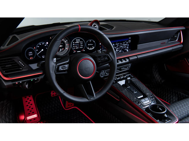 BRABUS LEATHER STEERING WHEEL RIM FOR PORSCHE 911 TURBO