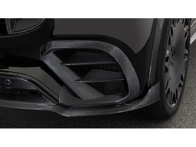 CARBON FRONT FASCIA ATTACHMENTS FOR X 167 – AMG GLS 63