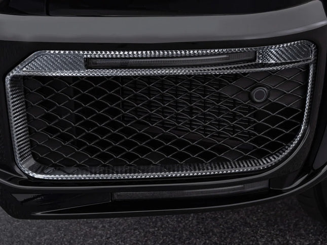 CARBON FRONT FASCIA INSERTS FOR WIDESTAR W 463A - AMG G 63