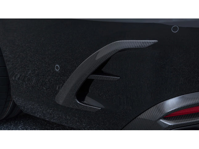 CARBON REAR FASCIA INSERTS FOR C 217 – AMG S 63