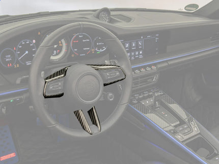 SIGNATURE CARBON STEERING WHEEL CLASP FOR PORSCHE 911 TURBO