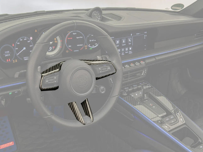 SIGNATURE CARBON STEERING WHEEL CLASP FOR PORSCHE 911 TURBO