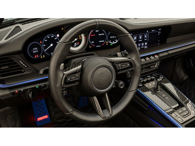 SIGNATURE CARBON STEERING WHEEL CLASP FOR PORSCHE 911 TURBO