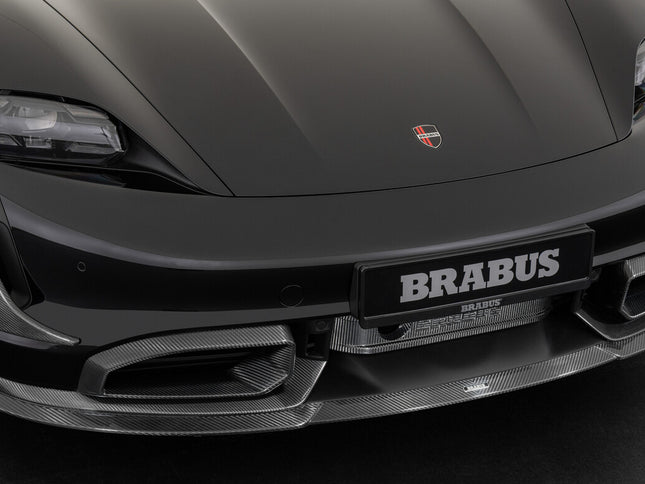 CENTERED CARBON FRONT FASCIA ATTACHMENT FOR PORSCHE TAYCAN