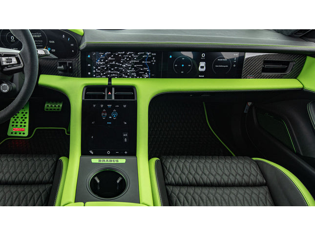LEATHER DASHBOARD UNDERPANELING FOR PORSCHE TAYCAN