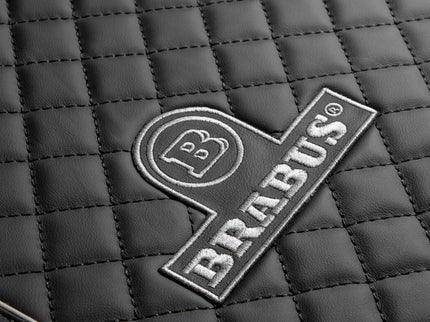 LEATHER FLOOR MATS BLACK-GREY QUILTED FOR W 465 – AMG G 63