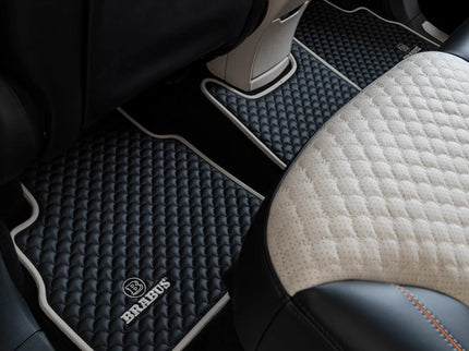 LEATHER FLOOR MATS QUILTED FOR AMG G 63 4x4²