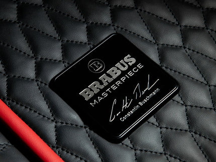 BRABUS LEATHER FLOOR MATS QUILTED FOR PORSCHE 911 TURBO