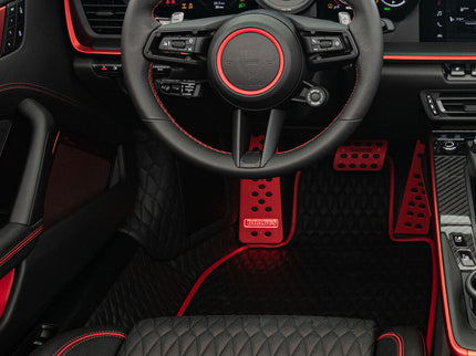 BRABUS LEATHER FLOOR QUILTED FOR PORSCHE 911 TURBO