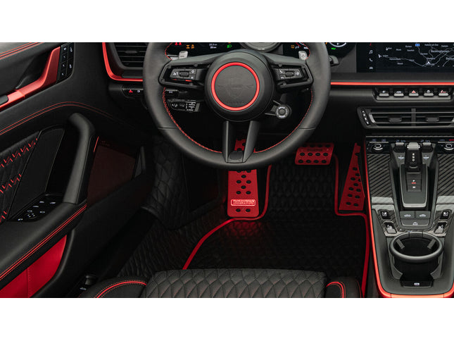 BRABUS LEATHER FLOOR QUILTED FOR PORSCHE 911 TURBO