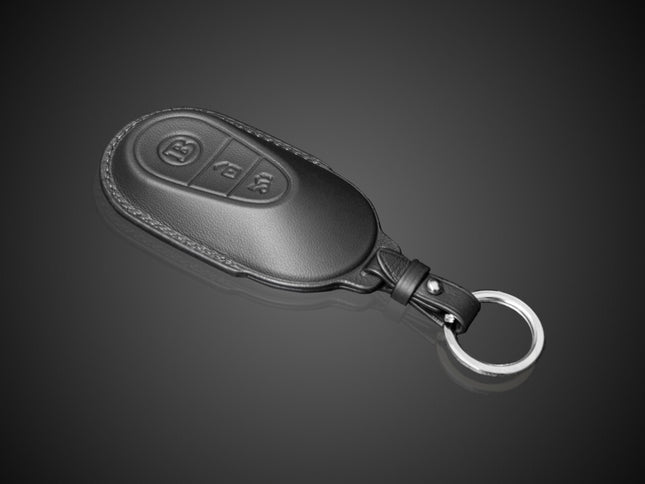 LEATHER KEY COVER BLACK FOR W 223 – AMG LINE