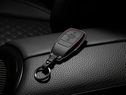 LEATHER KEY COVER BLACK-RED FOR W 463A – AMG G 63