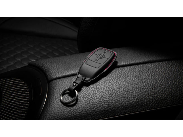 LEATHER KEY COVER BLACK-RED FOR W 463A – AMG G 63