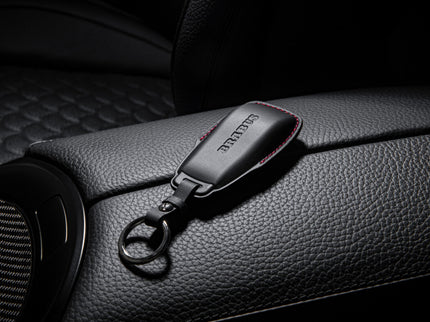 LEATHER KEY COVER BLACK-RED FOR W 463A – AMG G 63 4x4²