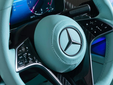 LEATHER STEERING WHEEL IMPACT ABSORBER FOR W 223 - AMG LINE