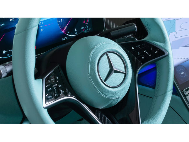 LEATHER STEERING WHEEL IMPACT ABSORBER FOR W 223 - AMG LINE
