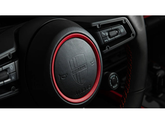 BRABUS LEATHER STEERING WHEEL IMPACT ABSORBER FOR PORSCHE 911 TURBO