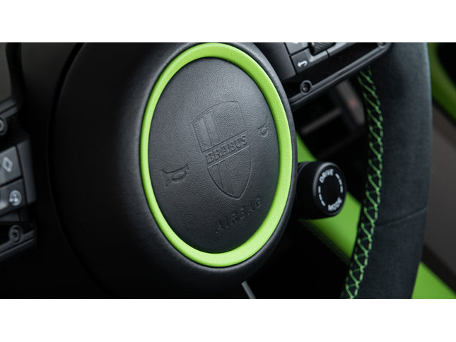 LEATHER STEERING WHEEL IMPACT ABSORBER FOR PORSCHE TAYCAN