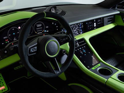 LEATHER STEERING WHEEL RIM FOR PORSCHE TAYCAN