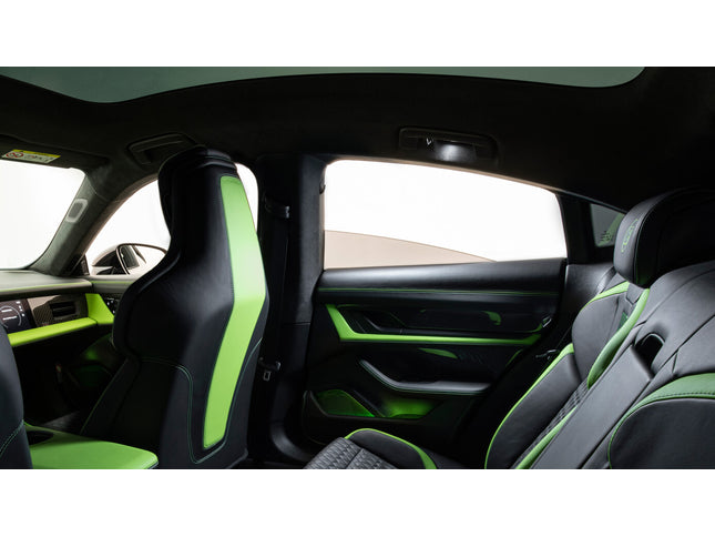 LEATHER-TRIMMED A-, B-, AND C-PILLARS FOR PORSCHE TAYCAN