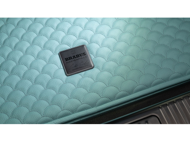 LEATHER TRUNK MAT QUILTED FOR W 223 - AMG LINE