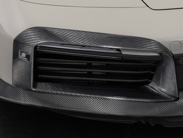 CARBON FRONT FASCIA INSERTS FOR PORSCHE 911 TURBO