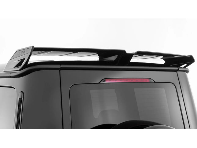 Black car roof rack on a white background