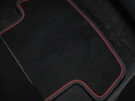VELOUR FLOOR MATS BLACK FOR PORSCHE 911 TURBO