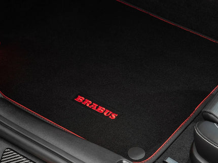 VELOUR FLOOR MATS BLACK FOR PORSCHE 911 TURBO